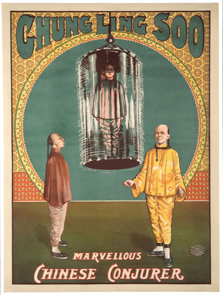 Affiche du magicien Chung Ling Soo